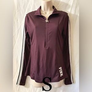 Purple Victoria Secret PINK Ultimate Quarter Zip Pullover
